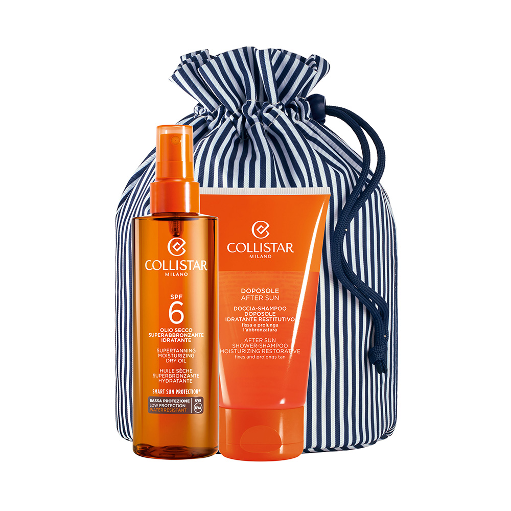 Set Sun Supertanning Moisturising Dry Oil SPF 6 + After Sun Shower Shampoo 200 + 150 ml image